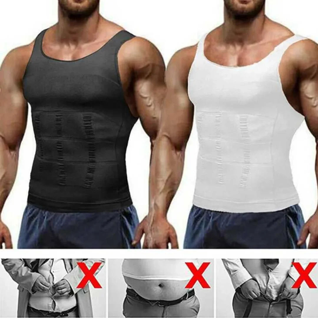Slim and Lift Men's Body Shaper – Compression Vest