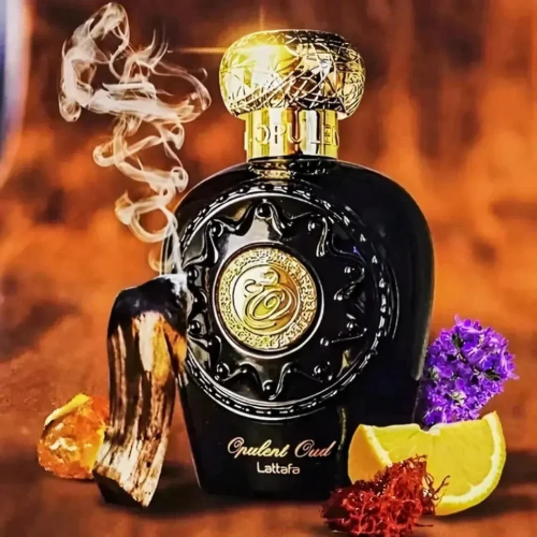 Lattafa Opulent Oud Eau De Parfum 100ml – Long Lasting Rich Oriental Unisex Fragrance for Men