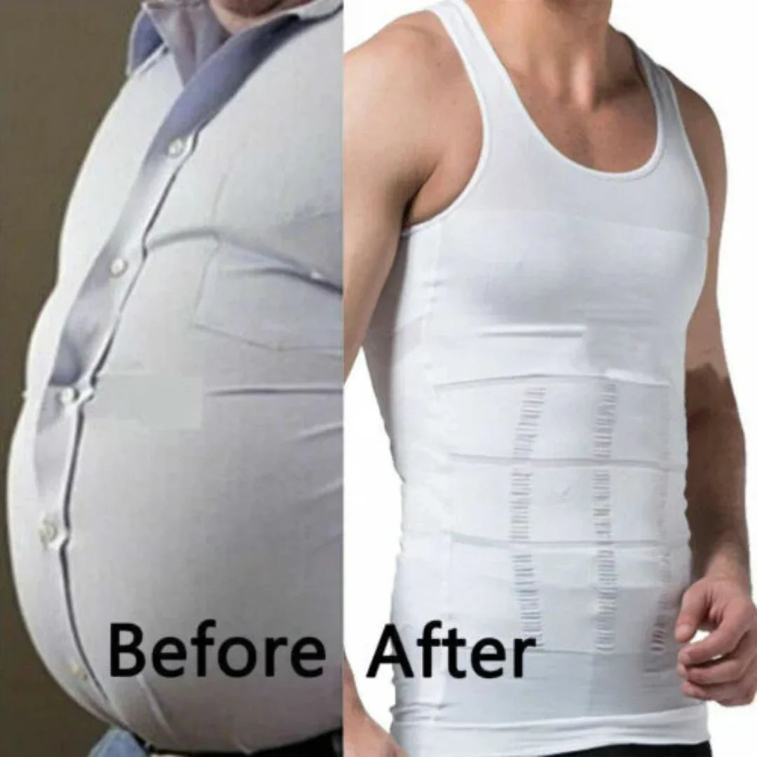 Slim and Lift Men's Body Shaper – Compression Vest